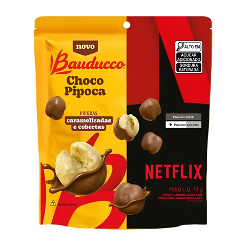 Choco Pipoca Bauducco Netflix 6x70g