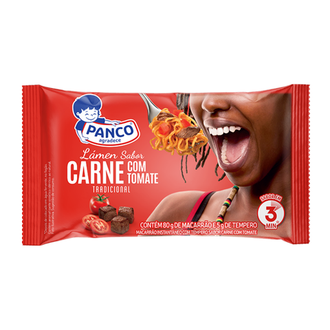 KIT 3 MIOJO PANCO SABOR CARNE COM TOMATE 85G