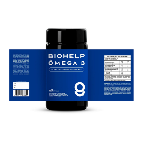 Ômega 3 Ultra DHA - BioHelp