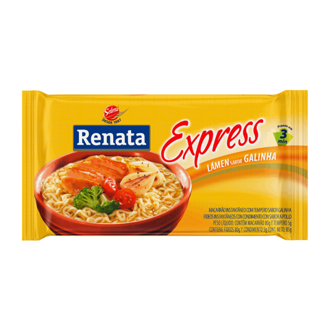 KIT 3 MIOJO RENATA SABOR GALINHA 85G