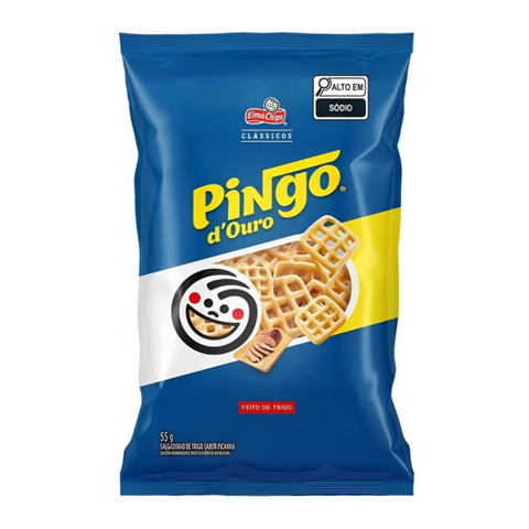 Salgadinho Pingo D'ouro Picanha Elma Chips 3x55g