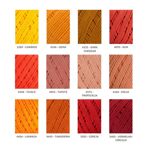 Linhas Amigurumi Circulo 254m - Unidade - Cores