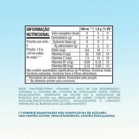 Refresco em Pó Clight Uva 15x8g