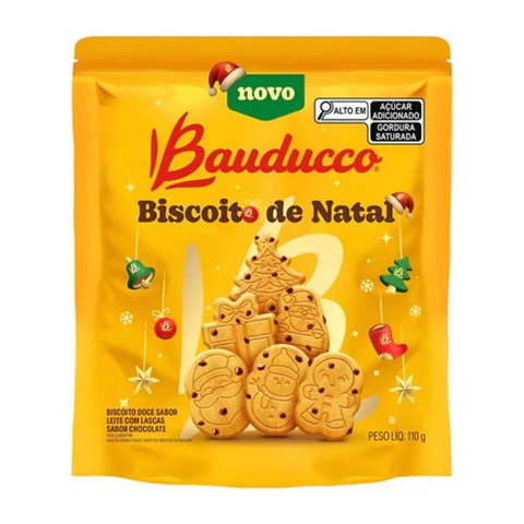 Biscoito De Natal Bauducco 6x110g - Edição Limitada