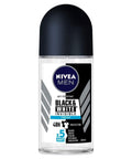 Desodorante Invisible Black and White Roll On Men Nivea 50ml - MEUBRASILONLINE