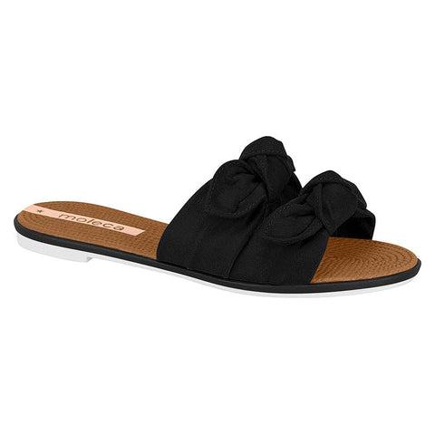 Sandália Moleca 5297-424 Sem Cadarço (Slip-on) Preta