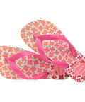 Havaianas Kids Flores Branco Rosa - MEUBRASILONLINE