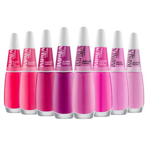 Esmaltes Impala Coleção A Cor da Sua Moda - Cremosos