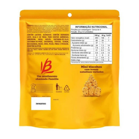 Biscoito De Natal Bauducco 6x110g - Edição Limitada