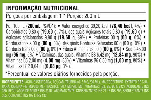 Energético Baly® Maçã Verde Lata