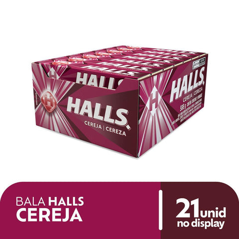 Drops Halls Cereja Caixa 21x28g