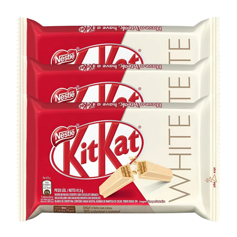 Chocolate Kit Kat Nestle Branco 3x41.5g