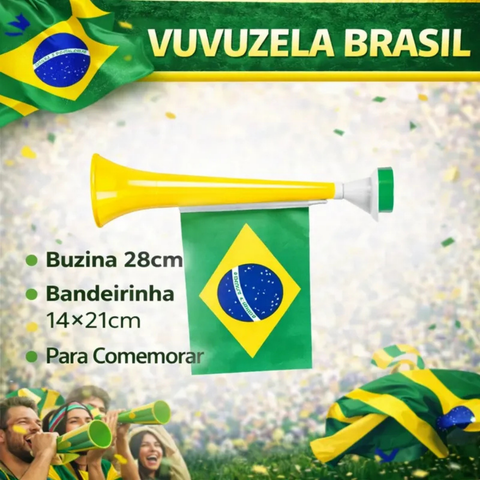 Kit Torcedor Brasil Completo 5 Itens Copa do Mundo 2026