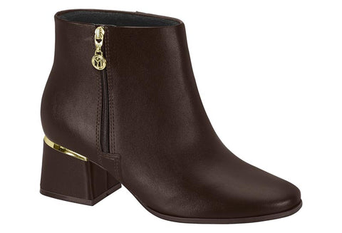 Bota Cano Curto Modare 7082-101 Salto Baixo Cacau