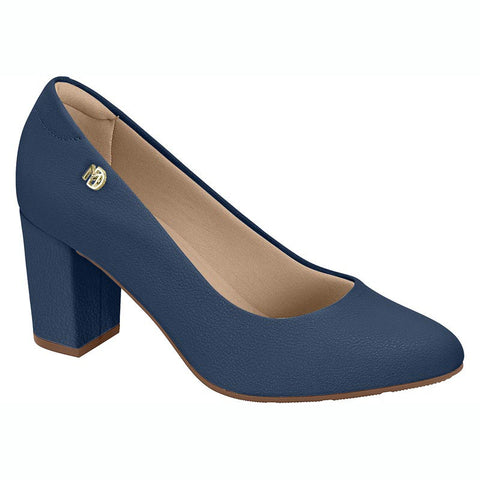 Scarpin Modare 7377-105 Salto Bloco Azul-marinho