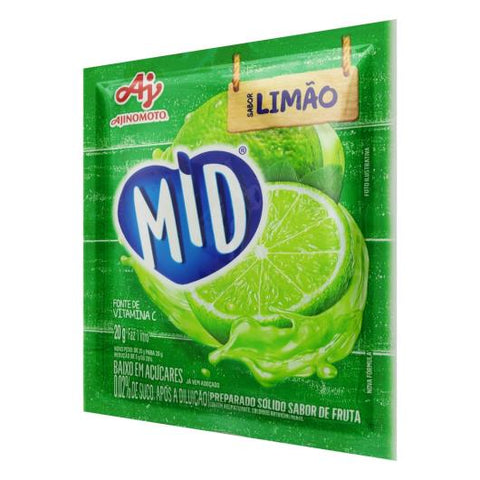 Suco Em Pó Mid Sabor Limão - 15x20g