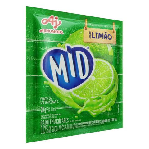Suco Em Pó Mid Sabor Limão - 15x20g