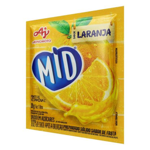 Suco Em Pó Mid Sabor Laranja - 15x20g