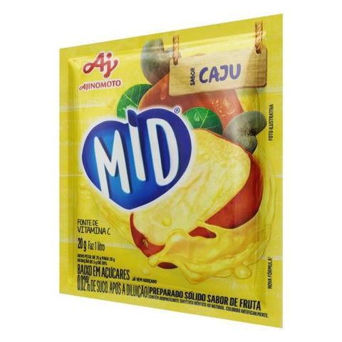 Suco Em Pó Mid Sabor Caju - 15x20g