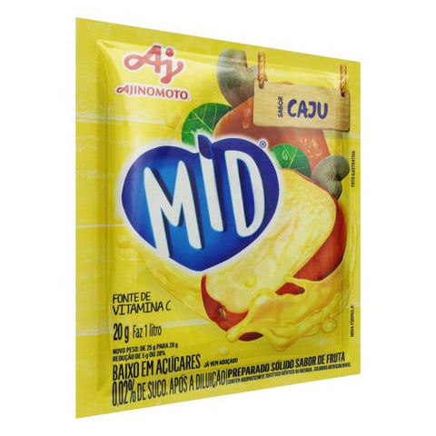Suco Em Pó Mid Sabor Caju - 15x20g