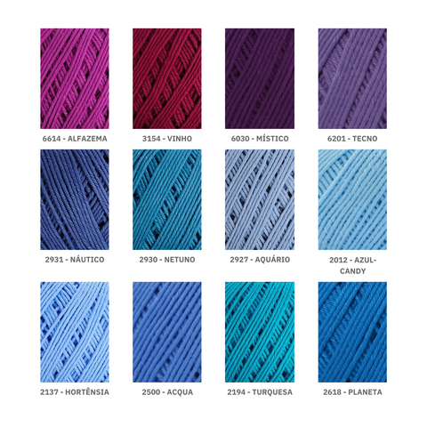 Linhas Amigurumi Circulo 254m - Unidade - Cores