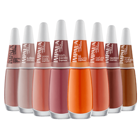 Esmaltes Impala Coleção A Cor da Sua Moda - Cremosos