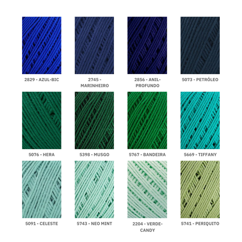 Linhas Amigurumi Circulo 254m - Unidade - Cores