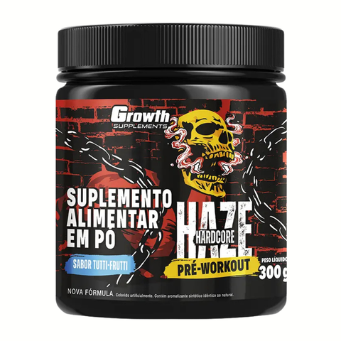 Growth Pré-treino 300g Haze - Sabores