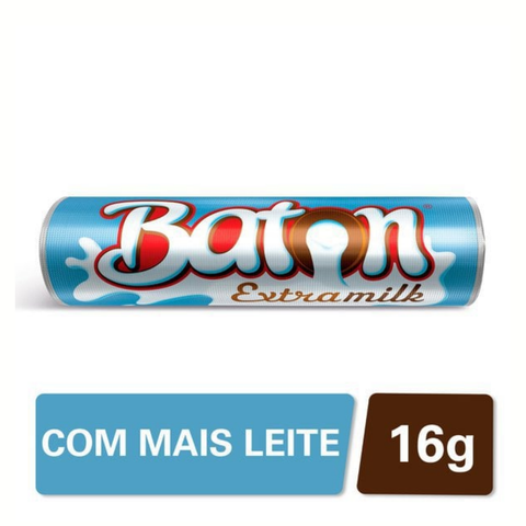 Chocolate Garoto Baton Extra Milk Caixa 30x16g 480G