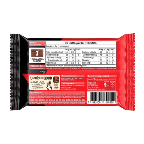 Chocolate Kit Kat Nestle Dark 3x41.5g