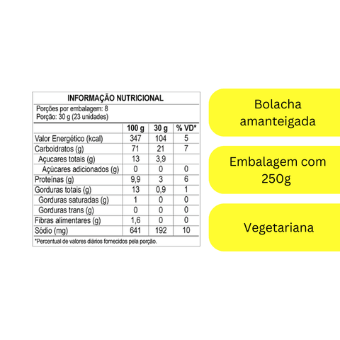 BOLACHA DA TERRINHA DELICIA 250G