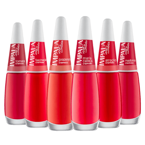 Esmaltes Impala Coleção A Cor da Sua Moda - Cremosos