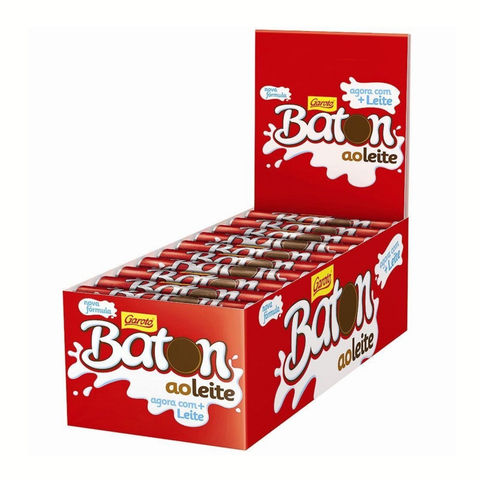 Chocolate Garoto Baton Leite Caixa 30x16g 480G