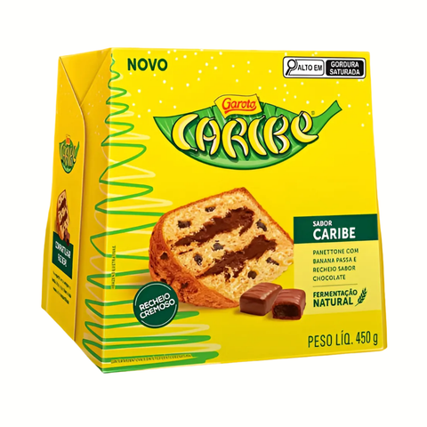 Panetone Caribe Nestlé Garoto 450g