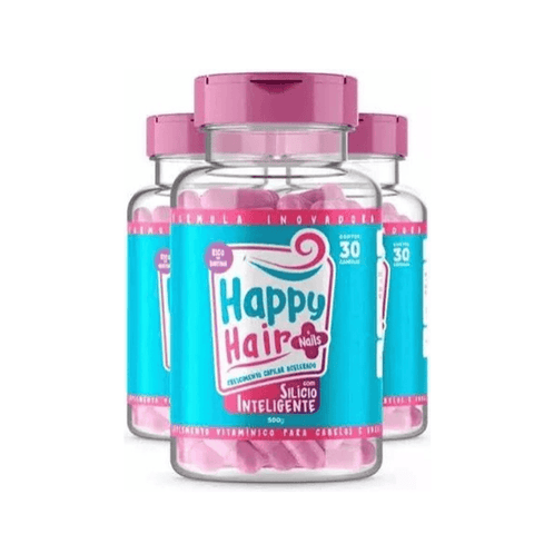 KIT DE 3 HAPPY HAIR NAILS