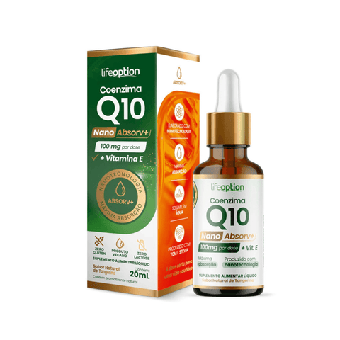 Coenzima Q10 Nano Absorv+ | Suplemento Líquido Sublingual |