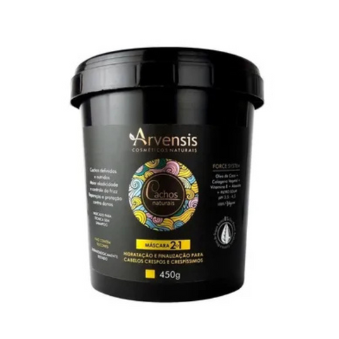 Máscara Cachos Naturais 2x1 450g - ARVENSIS