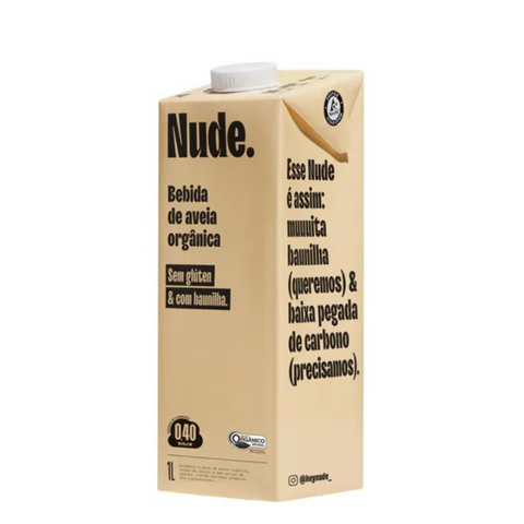 Bebida de Aveia Orgânica Baunilha Nude 1L