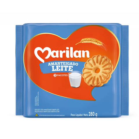 Biscoito Marilan Amanteigado Leite 280g