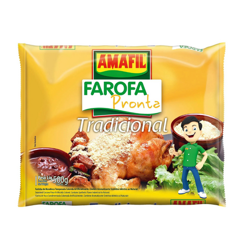 Farofa Mandioca Tradicional Amafil 250g