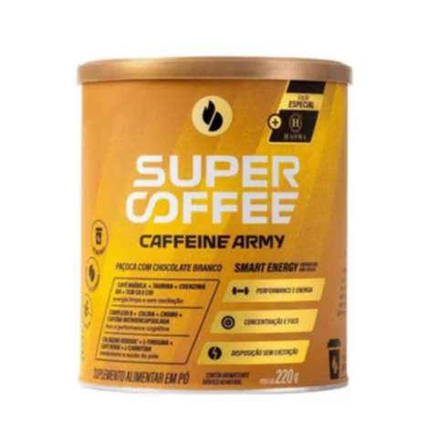 Supercoffee  Paçoca Chocolate Branco Caffeine Army 220G