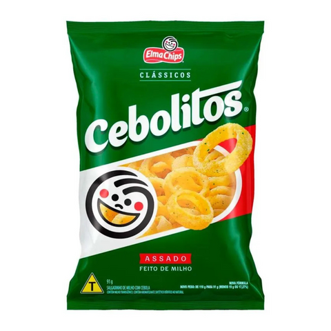 Salgadinho Cebolitos Elma Chips 91 Gr