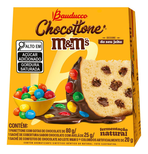 Mini Chocottone M&amp;M's Bauducco - 80g