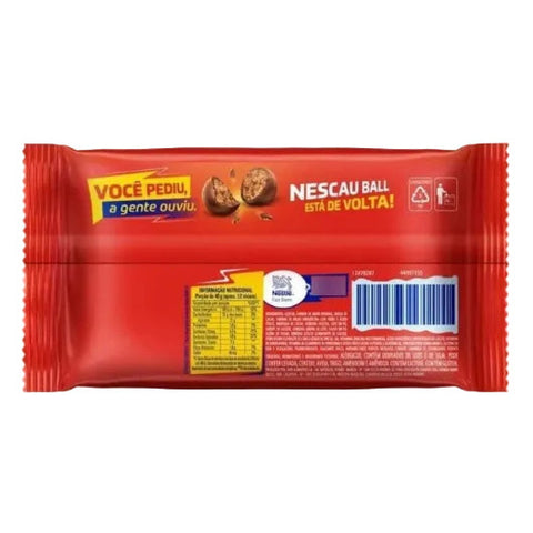 Chocolate Nescau Ball ao leite 75g