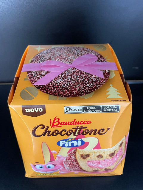 Chocotone Fini Dentaduras Bauducco 450g Sabor Baunilha