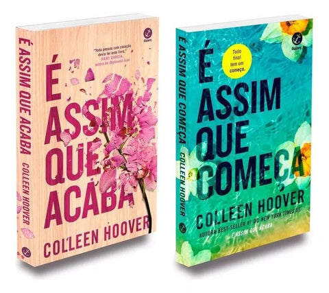 KIt É Assim Que Acaba+É Assim Que Começa  De Colleen Hoover. Capa Mole