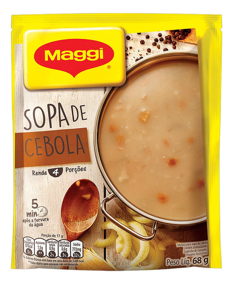 Sopa de cebola rende 4 porções 68g Maggi