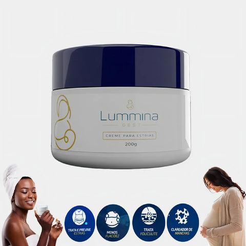 Creme Lummina Gest 200g Estrias E Celulite - Pote Fragrância Neutra