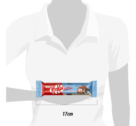 KitKat chocolate cookies e cream mini moments 2 tabletes 34,6g
