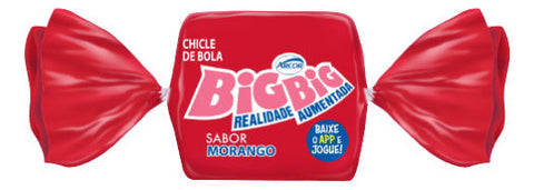 Arcor Big Big Chiclete - Morango - Unidade - 1 - 100 - Morango